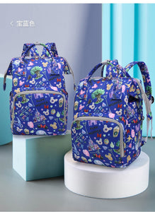 Blue park hopper diaper bag/backpack