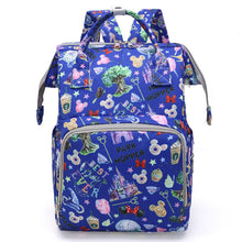 Load image into Gallery viewer, Blue park hopper diaper bag/backpack