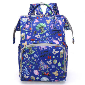 Blue park hopper diaper bag/backpack