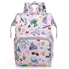 Load image into Gallery viewer, Pink park hopper diaper bag/backpack
