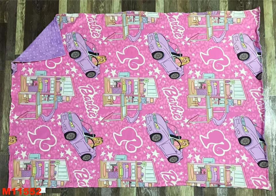 Preorder Pink party girl Minky blanket 30x40”