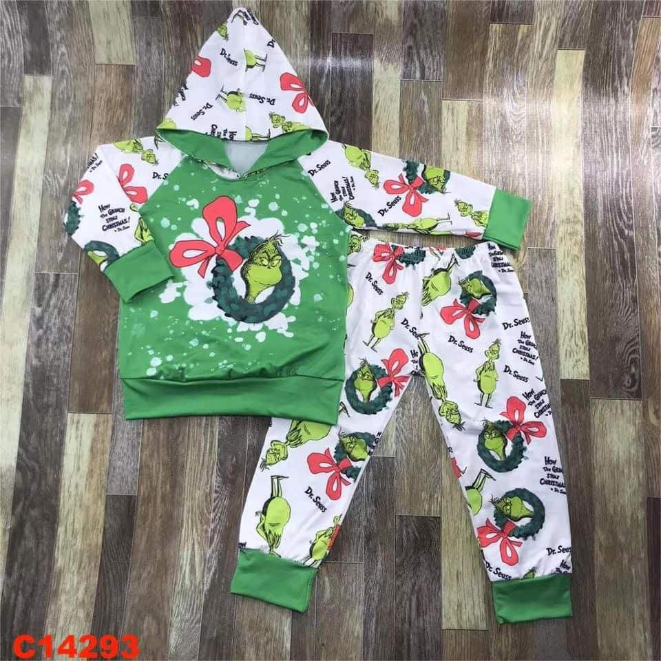 Preorder grinch jogger outfit