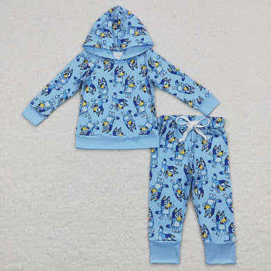 Preorder blue dog jogger outfit
