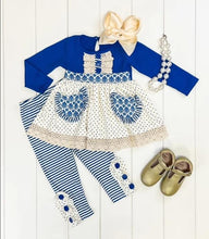 Load image into Gallery viewer, Royal blue lace outfit