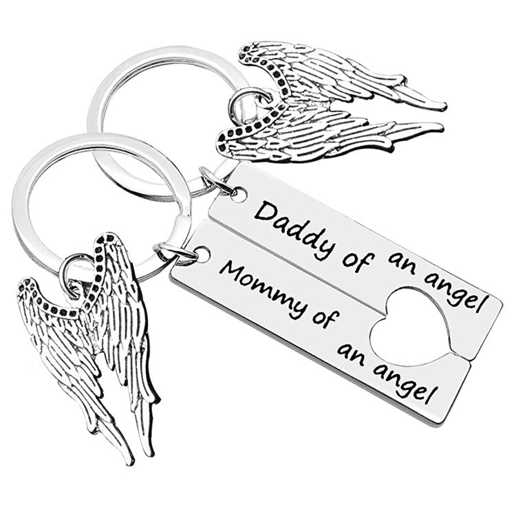Daddy of an Angel keychain