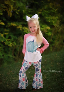 Water paint pumpkin outfit - You Are My Sunshine Boutique LLC
