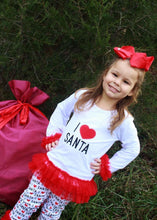 Load image into Gallery viewer, I love Santa outfit - You Are My Sunshine Boutique LLC