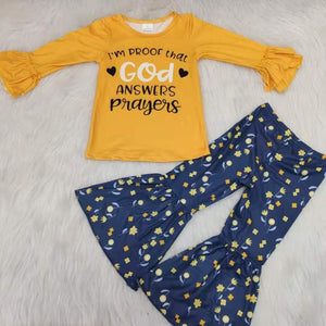 God answers prayers outfit - You Are My Sunshine Boutique LLC