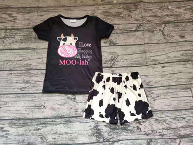 Moo-lah cow outfit - You Are My Sunshine Boutique LLC