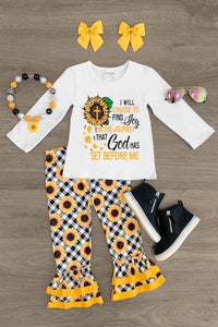 God sunflower outfit - You Are My Sunshine Boutique LLC