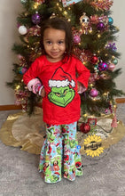 Load image into Gallery viewer, Grinch outfit with red shirt