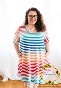 Mom/adult rainbow 🌈 dresses with pockets