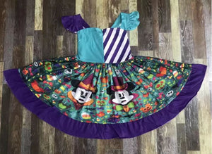 Mouse Halloween twirl dress