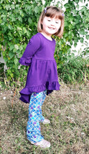 Load image into Gallery viewer, Mermaid hi-low outfit with ruffle pants - You Are My Sunshine Boutique LLC