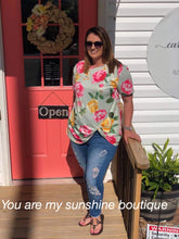 Load image into Gallery viewer, Denim Distressed jeggings/moto jeggings/capris, light blue - You Are My Sunshine Boutique LLC