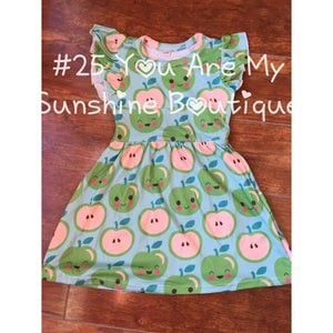 Apple dress - You Are My Sunshine Boutique LLC