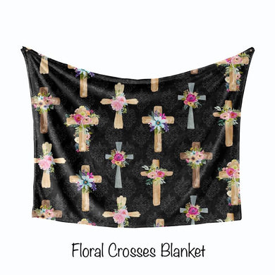 Crosses blanket, Adult blanket 65x85”