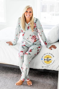 Ladies floral pajamas, close on 9/15, 6-8 weeks arrival