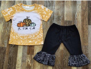 It’s fall pumpkin outfit - You Are My Sunshine Boutique LLC