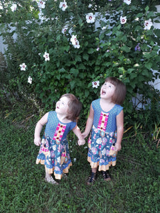 Floral dress with pockets - You Are My Sunshine Boutique LLC