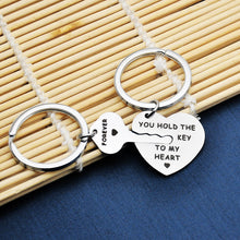 Load image into Gallery viewer, You hold the key to my heart forever keychain