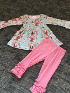 Bunny easter/spring outfit - You Are My Sunshine Boutique LLC