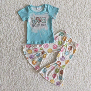 Peace, love, donuts outfit - You Are My Sunshine Boutique LLC