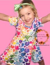 Load image into Gallery viewer, Valentine’s Day Hearts twirl dress - You Are My Sunshine Boutique LLC