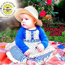 Load image into Gallery viewer, Royal blue lace outfit - You Are My Sunshine Boutique LLC