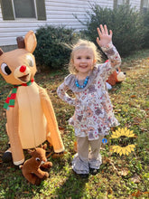 Load image into Gallery viewer, Rudolph Snowman and deer Christmas outfit