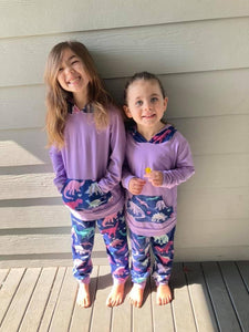 Purple dinosaur jogger outfit - You Are My Sunshine Boutique LLC