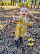 Load image into Gallery viewer, yellow deer dress - You Are My Sunshine Boutique LLC