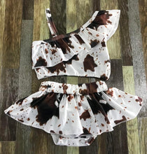 Load image into Gallery viewer, Preorder Cow print swimsuit, 4 weeks arrival