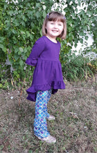 Load image into Gallery viewer, Mermaid hi-low outfit with ruffle pants - You Are My Sunshine Boutique LLC