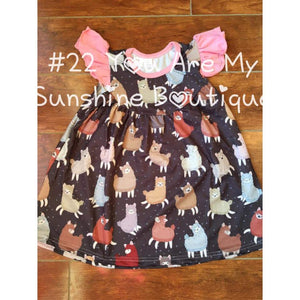 Llama dress(pearl style) - You Are My Sunshine Boutique LLC