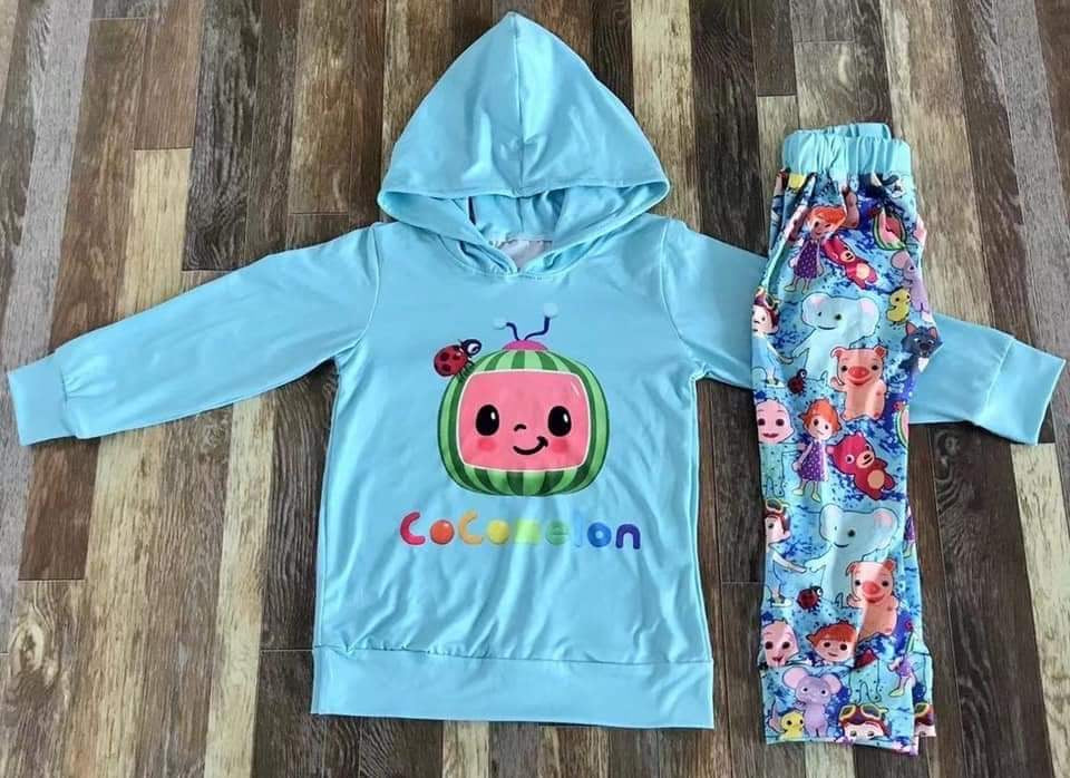 Long sleeves cocomelon jogger outfit, 4 weeks or sooner arrival