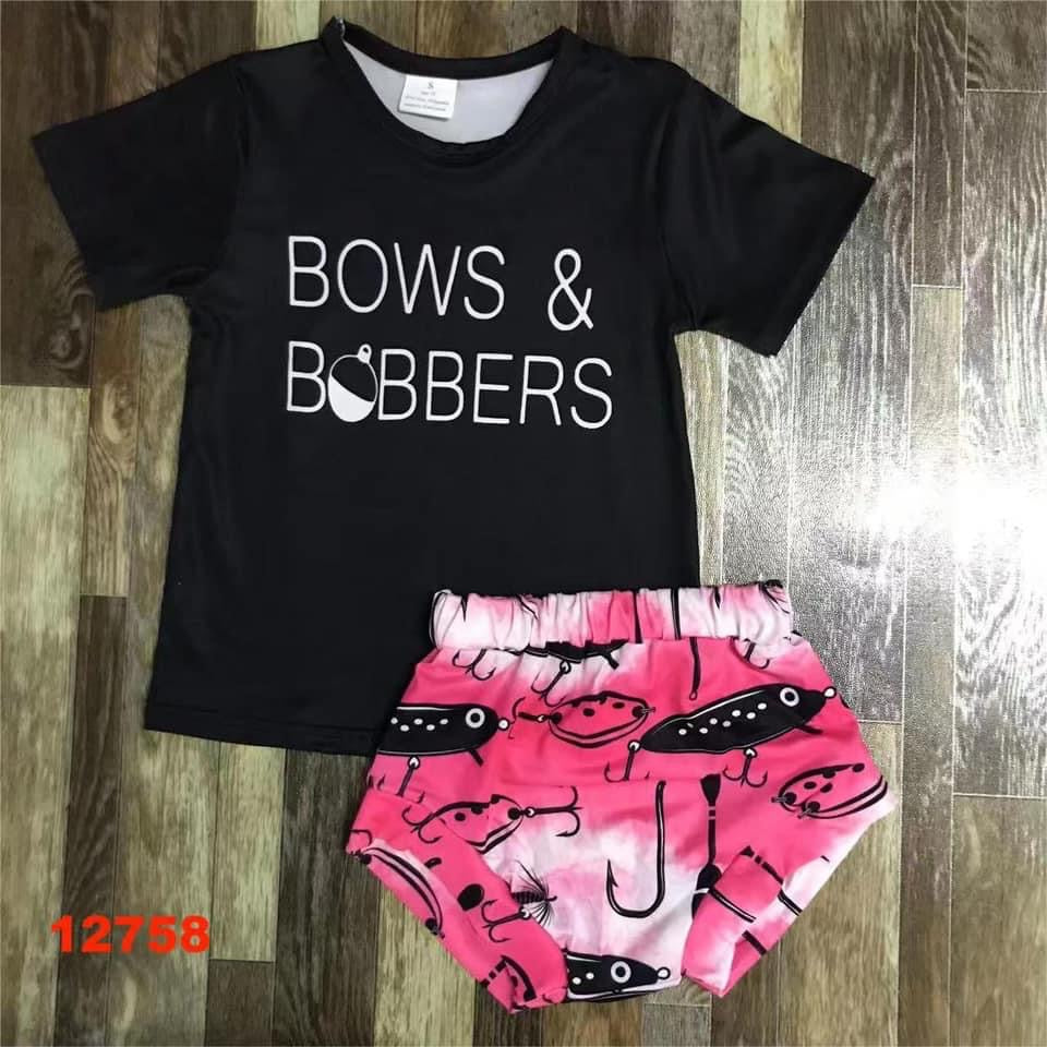 Preorder bows and bobbers outfit