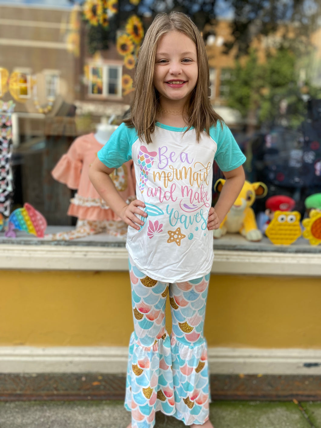 Be a mermaid outfit - You Are My Sunshine Boutique LLC