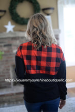 Load image into Gallery viewer, Plaid zip up pull over - You Are My Sunshine Boutique LLC