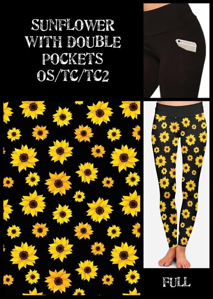 Sunflower with double pockets