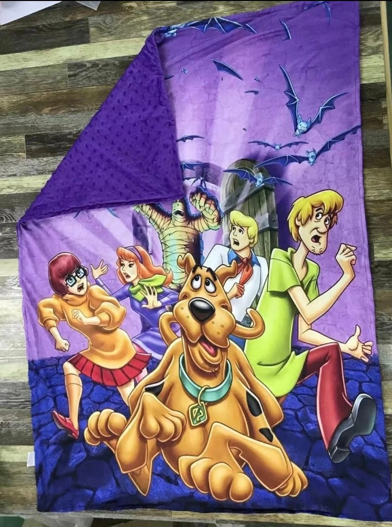 Scooby-Doo  Minky blanket, 30x40”