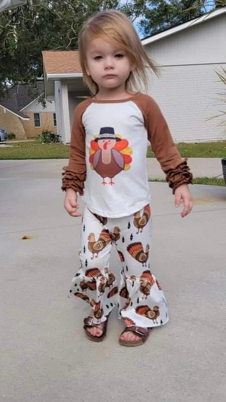 Thanksgiving Turkey outfit - You Are My Sunshine Boutique LLC