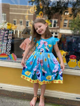 Load image into Gallery viewer, Frozen sunflower dress