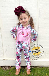 Floral jogger outfit - You Are My Sunshine Boutique LLC