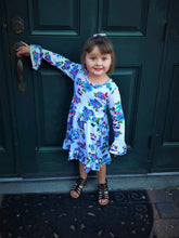 Load image into Gallery viewer, Blue rose dress - You Are My Sunshine Boutique LLC